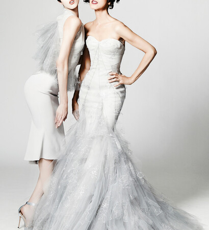 high fashion, Zac Posen and white dress