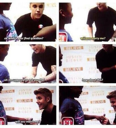 proposal, believe and beliebers