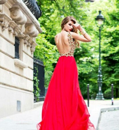wedding dress, evening dress and fashion