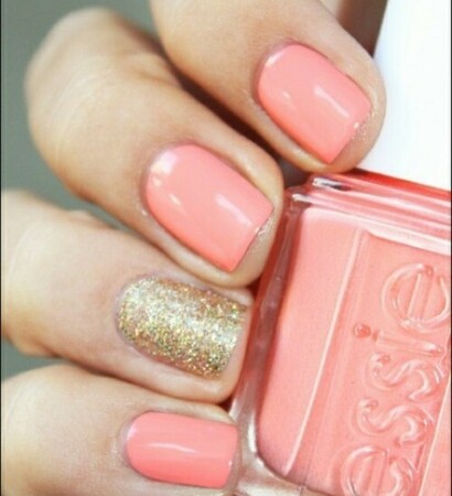 teen, nails and gold