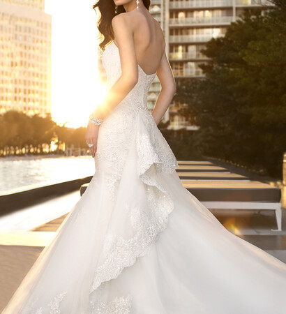 the wedding dress and en