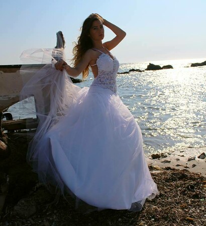 pretty, girls and wedding dress