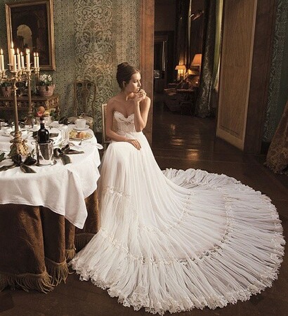 wedding dress, bride and joyful bride