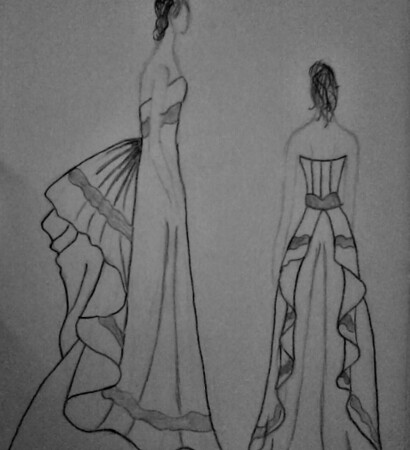 amazing, fashion and dress sketches