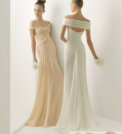 a-line wedding dress, flower and wedding dress