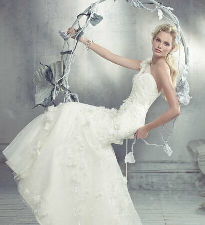 alvina valenta and wedding dress