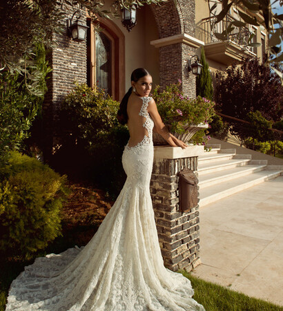 wedding dress and en