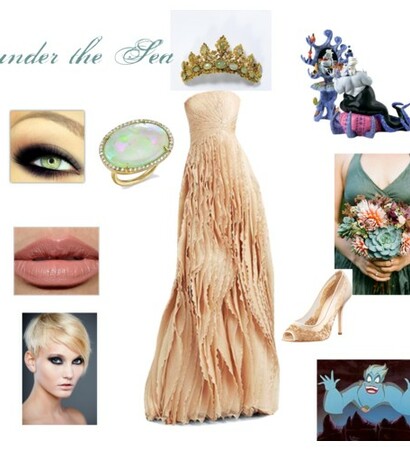 little mermaid, dress and ursula