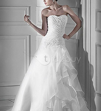 fashion wedding dress, a-line wedding dresses and wedding dresses 2013