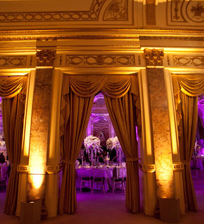 decor, venue and flowers