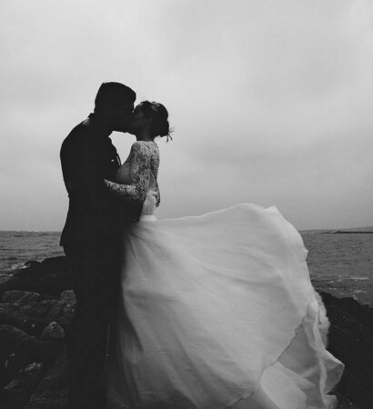 white, dress and black and white