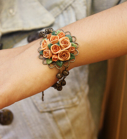vintage, rose and wedding accessories