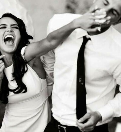 marriage, cake and humor