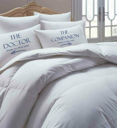 pillowcase, dr who and groomsman