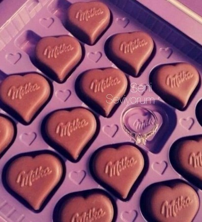 chocolate, love and diamond