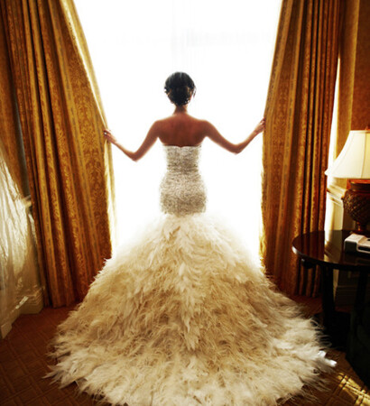 warm, dresses and feather