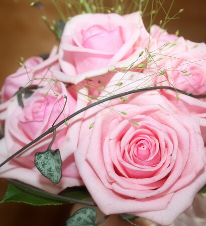 pink, flowers and WeddingFlowers