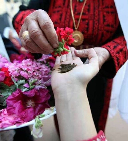 wedd book, palestinian wedding and henna