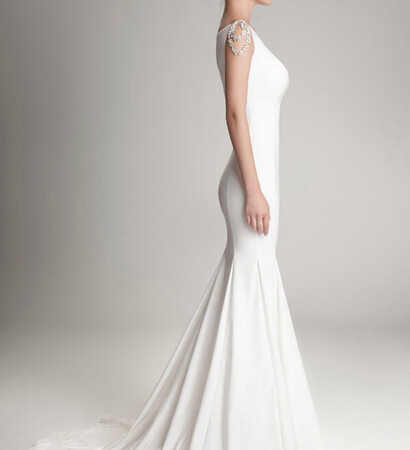 wedding dress, hamda al fahim and white dress