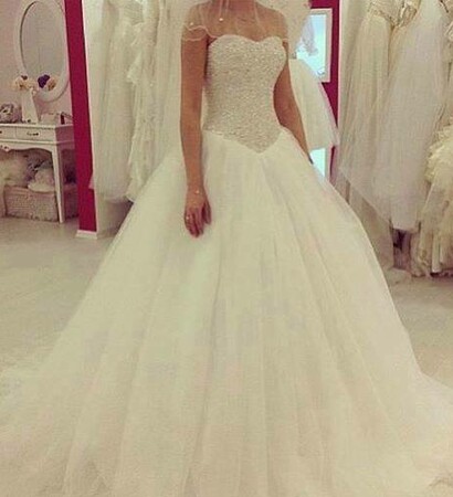 princess wedding dress, sparkly and ballgown wedding dress