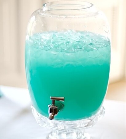 turquoise, drink and ice