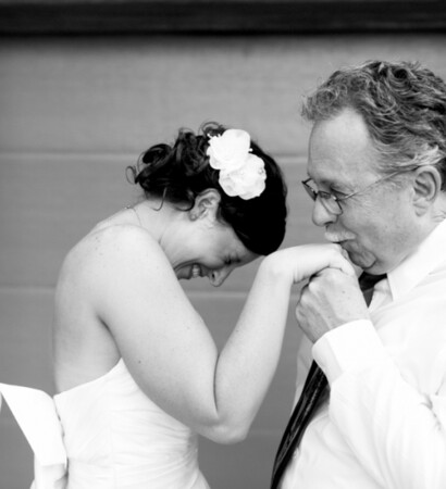 dad, love and wedding photo