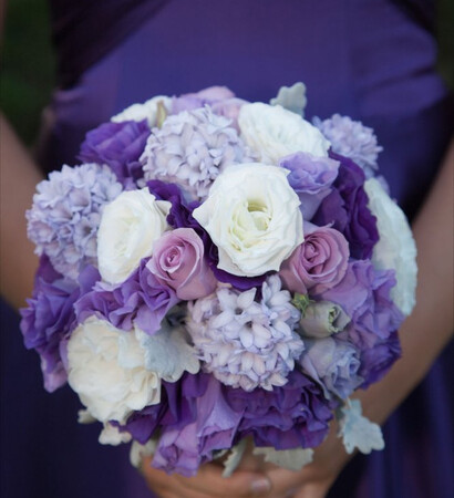 flowers, wedding bouquets and purple