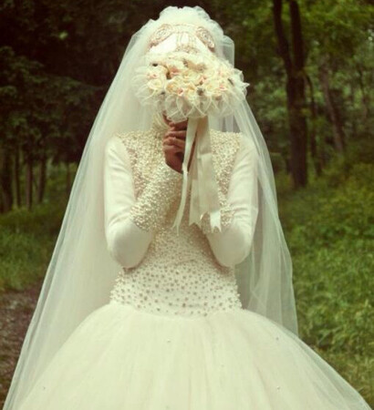 مسلمة, bride and love