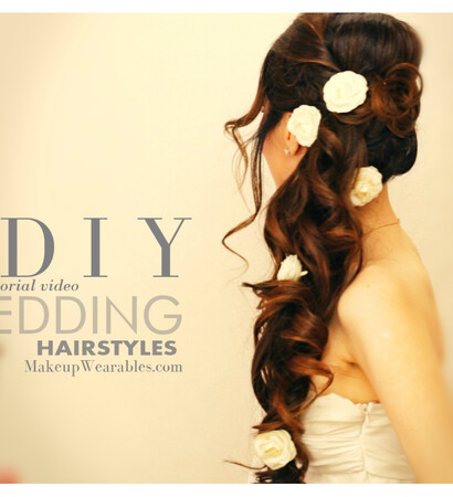 hair, style and bridal