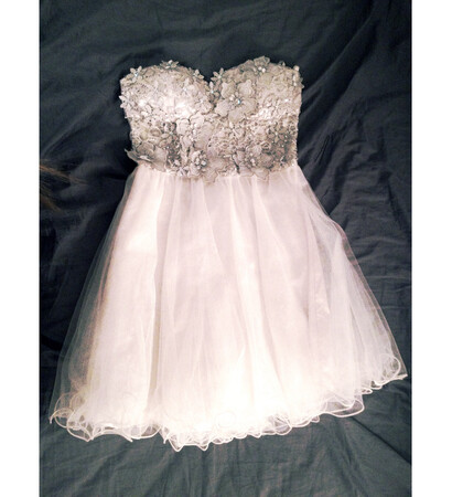 cute, wedding dress and flowers