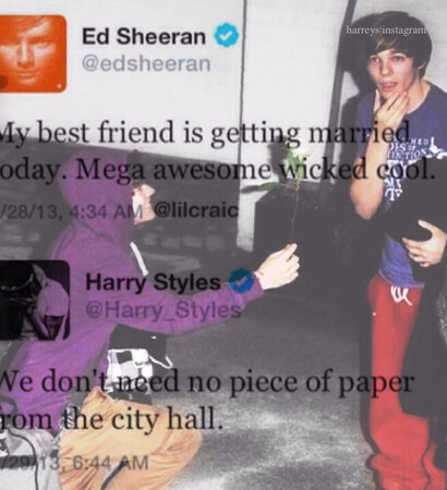 larry stylinson, marriage and twitter