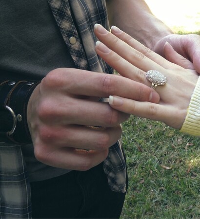 proposal, marriage and lavendarfreesia