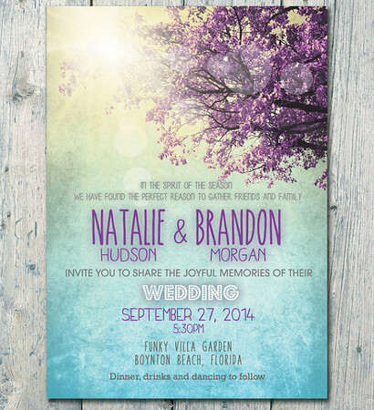 summer, etsy and weddingcard