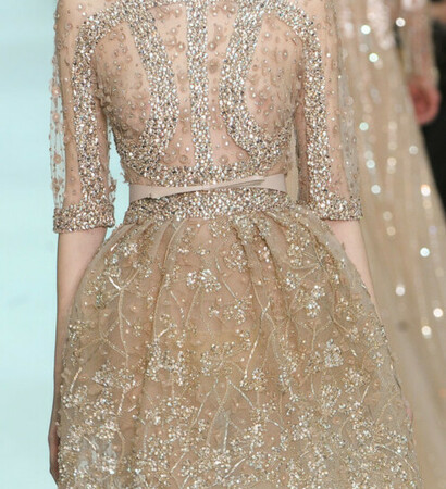 Couture, models and evening dress