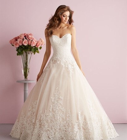 2014 cheap wedding dress and en