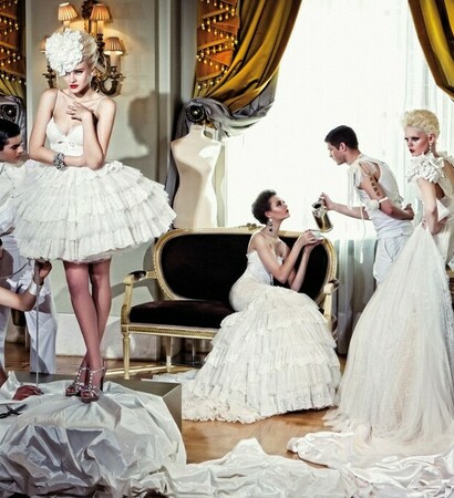 wedding dress, designer and greek