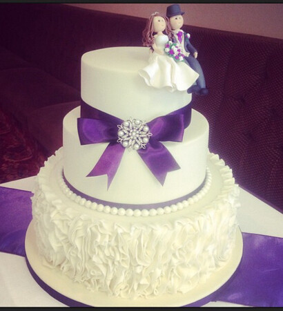 wedding cake, wedding dreams and purple wedding