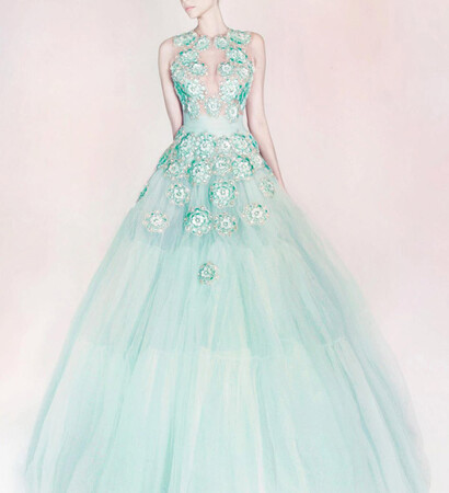 blue, royal and flowers
