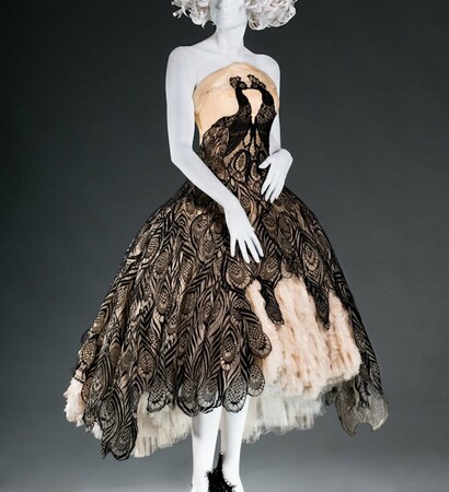 fleur delacour, peacock and Alexander McQueen