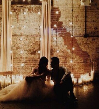 candles, bride and lighting