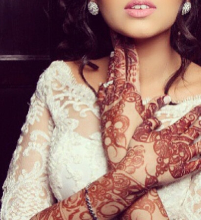 henna, mariage and Blanc