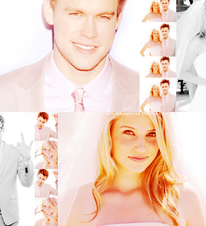 dianna agron, fabrevans and chord overstreet