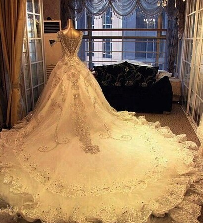 beautiful, wedding dress. and dress