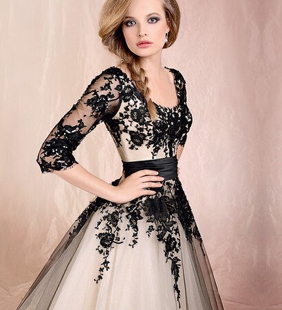 prom dresses, wedding party dresses and black lace