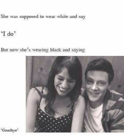 rip, sad and gleek