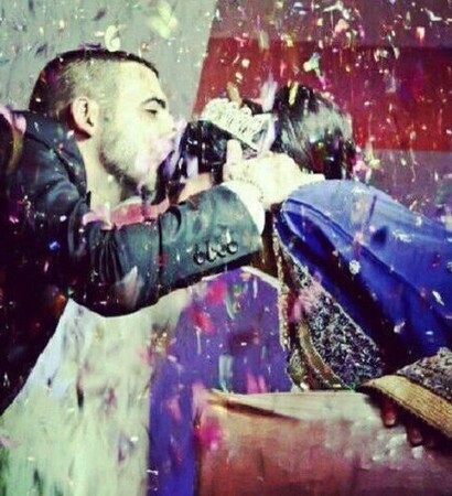 mariage, arab and couple