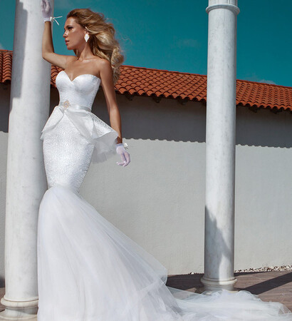 julie vino and wedding dress