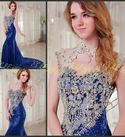 diament, luxurious wedding dress and crystal