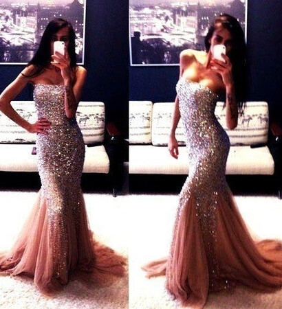 wow, dress and crystal