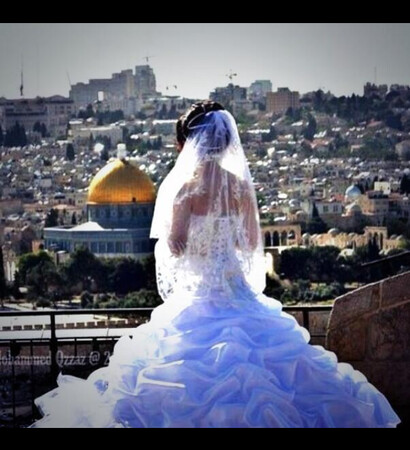 bride, beautiful and palestine
